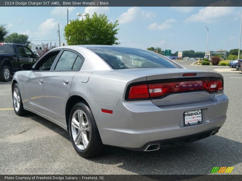 Billet Silver Metallic / Black 2014 Dodge Charger SXT AWD