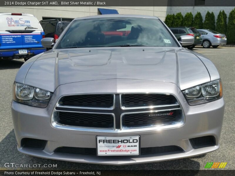 Billet Silver Metallic / Black 2014 Dodge Charger SXT AWD
