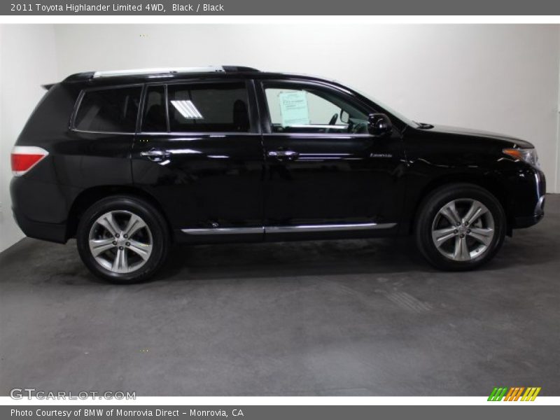 Black / Black 2011 Toyota Highlander Limited 4WD