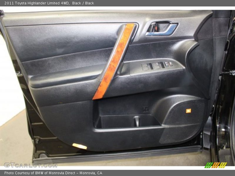 Black / Black 2011 Toyota Highlander Limited 4WD