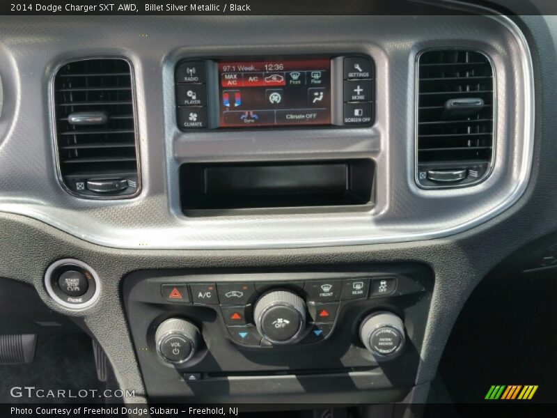 Billet Silver Metallic / Black 2014 Dodge Charger SXT AWD