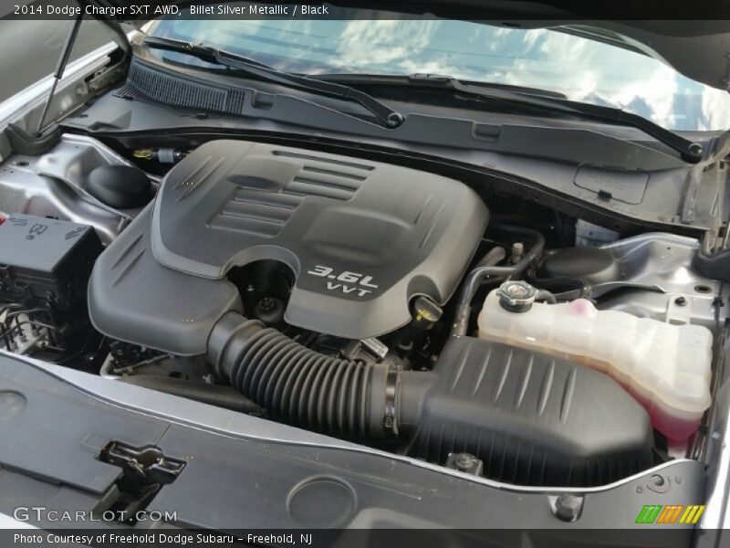 Billet Silver Metallic / Black 2014 Dodge Charger SXT AWD