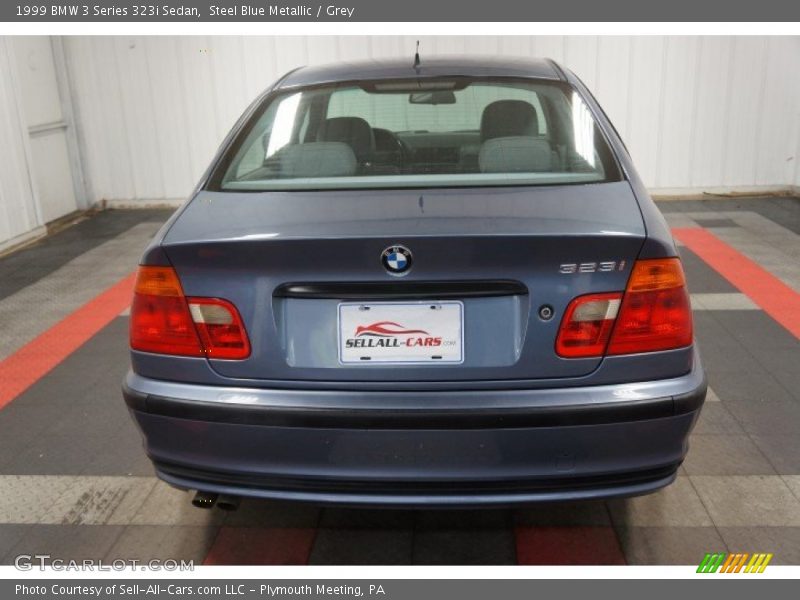 Steel Blue Metallic / Grey 1999 BMW 3 Series 323i Sedan