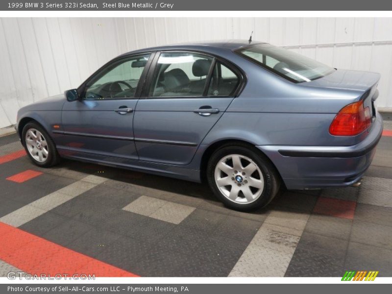 Steel Blue Metallic / Grey 1999 BMW 3 Series 323i Sedan