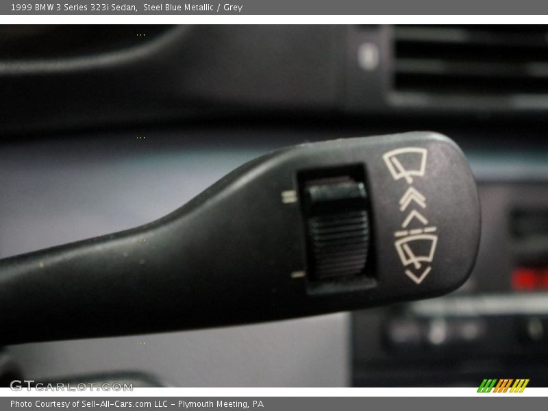 Steel Blue Metallic / Grey 1999 BMW 3 Series 323i Sedan