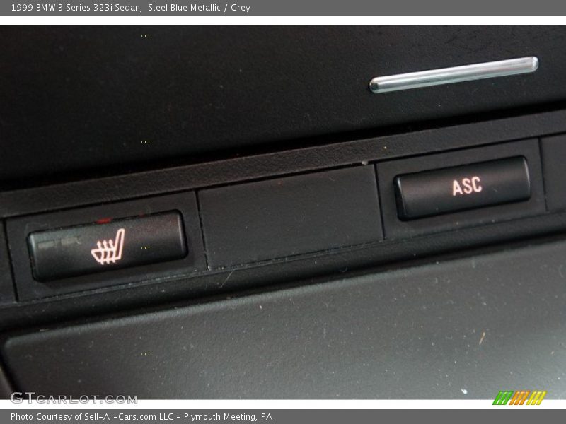 Steel Blue Metallic / Grey 1999 BMW 3 Series 323i Sedan