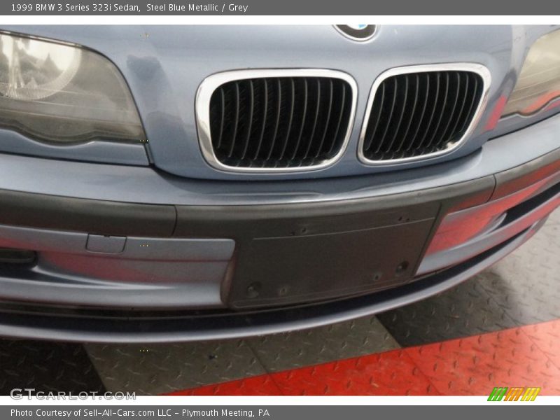 Steel Blue Metallic / Grey 1999 BMW 3 Series 323i Sedan