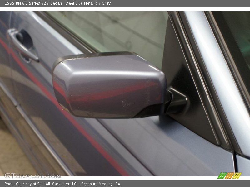 Steel Blue Metallic / Grey 1999 BMW 3 Series 323i Sedan