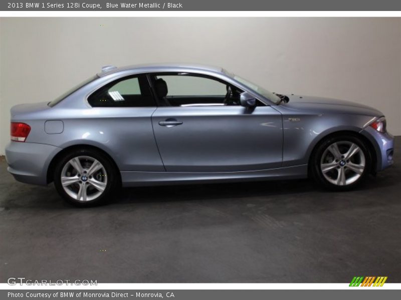 Blue Water Metallic / Black 2013 BMW 1 Series 128i Coupe