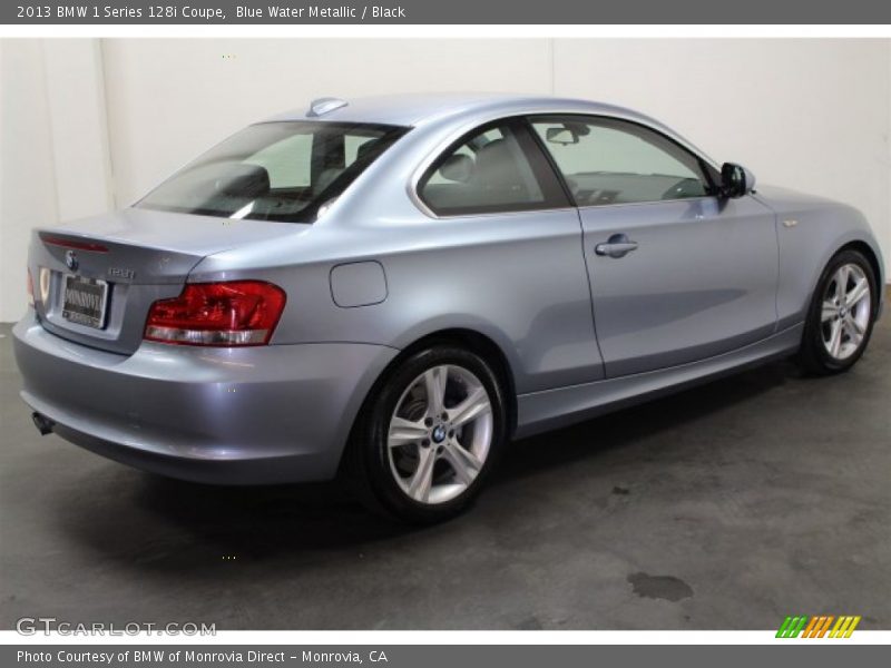 Blue Water Metallic / Black 2013 BMW 1 Series 128i Coupe