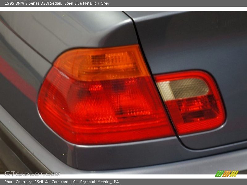 Steel Blue Metallic / Grey 1999 BMW 3 Series 323i Sedan