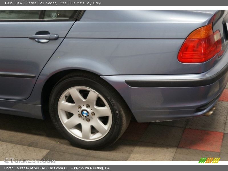 Steel Blue Metallic / Grey 1999 BMW 3 Series 323i Sedan