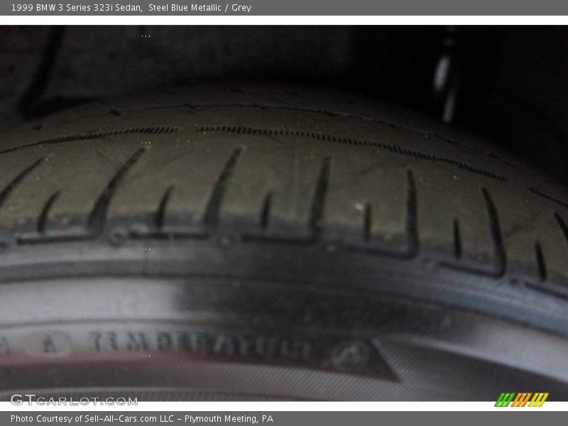 Steel Blue Metallic / Grey 1999 BMW 3 Series 323i Sedan