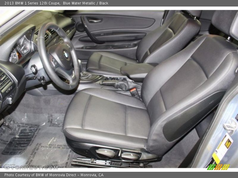 Blue Water Metallic / Black 2013 BMW 1 Series 128i Coupe