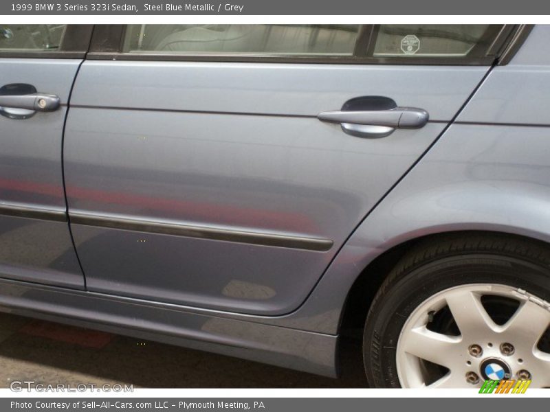 Steel Blue Metallic / Grey 1999 BMW 3 Series 323i Sedan
