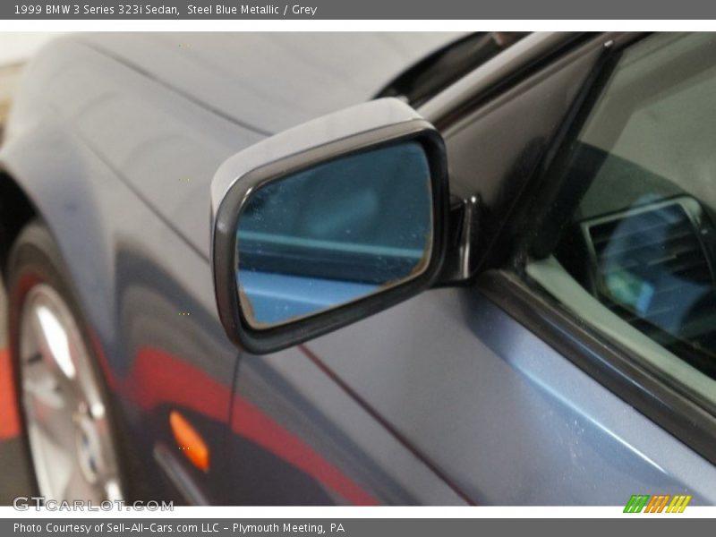 Steel Blue Metallic / Grey 1999 BMW 3 Series 323i Sedan