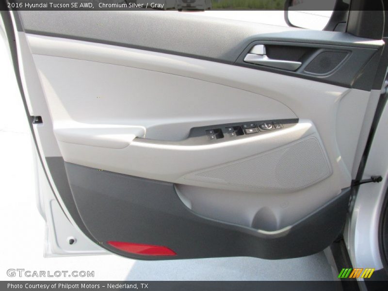 Chromium Silver / Gray 2016 Hyundai Tucson SE AWD