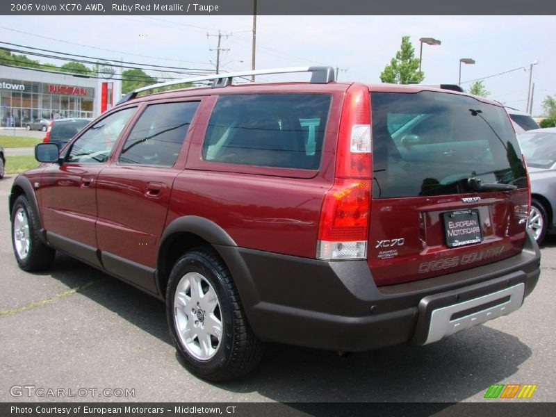 Ruby Red Metallic / Taupe 2006 Volvo XC70 AWD