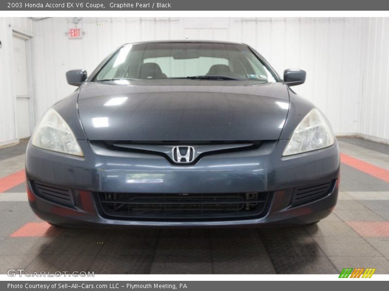 Graphite Pearl / Black 2003 Honda Accord EX V6 Coupe