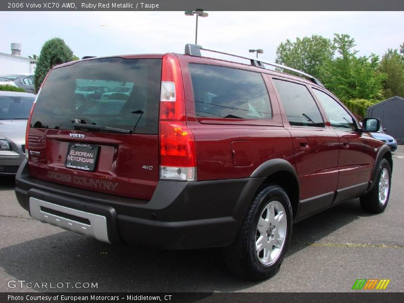 Ruby Red Metallic / Taupe 2006 Volvo XC70 AWD