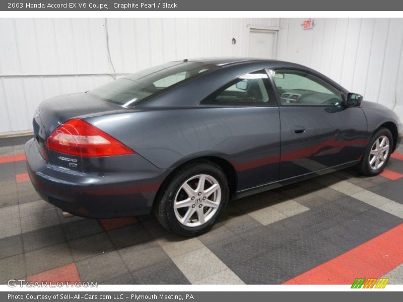 Graphite Pearl / Black 2003 Honda Accord EX V6 Coupe