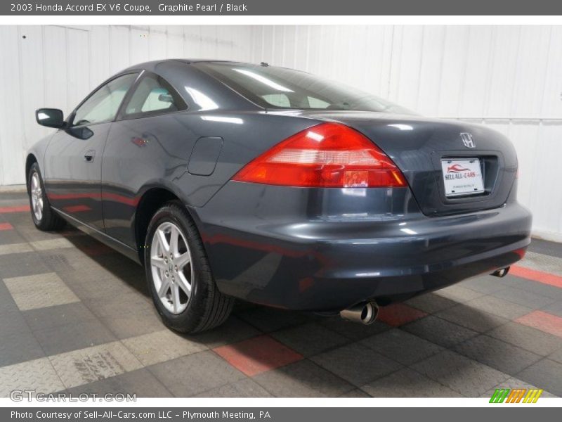 Graphite Pearl / Black 2003 Honda Accord EX V6 Coupe