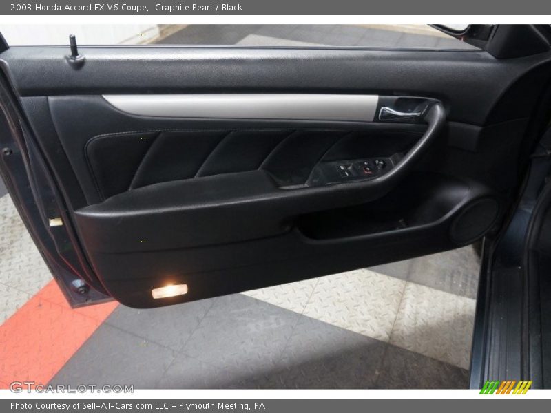 Graphite Pearl / Black 2003 Honda Accord EX V6 Coupe