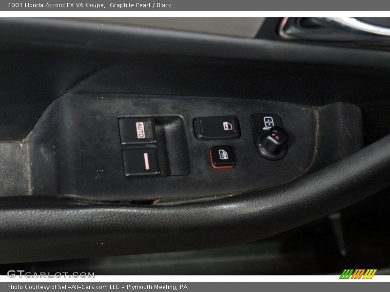 Graphite Pearl / Black 2003 Honda Accord EX V6 Coupe