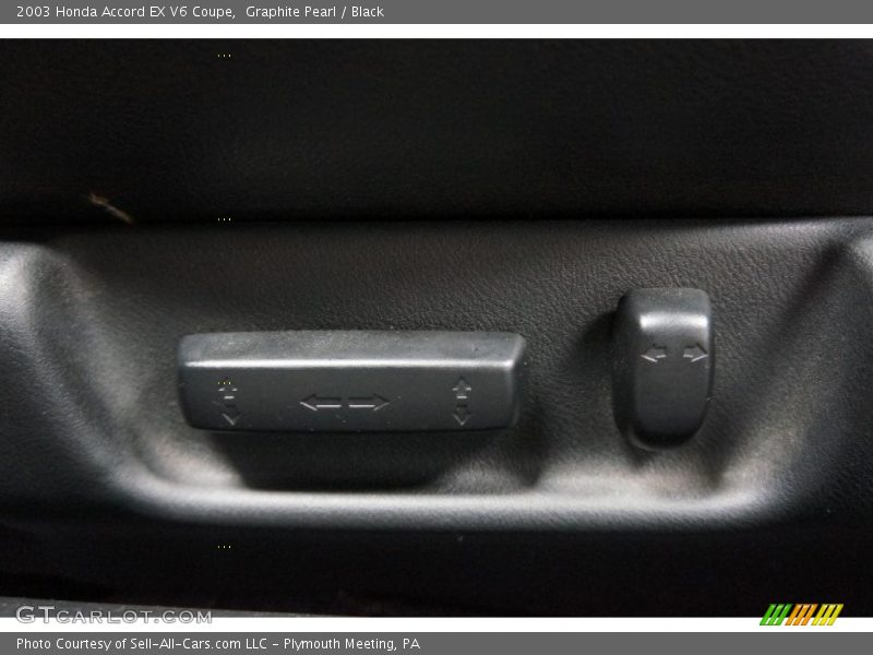 Graphite Pearl / Black 2003 Honda Accord EX V6 Coupe