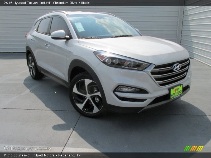 Chromium Silver / Black 2016 Hyundai Tucson Limited