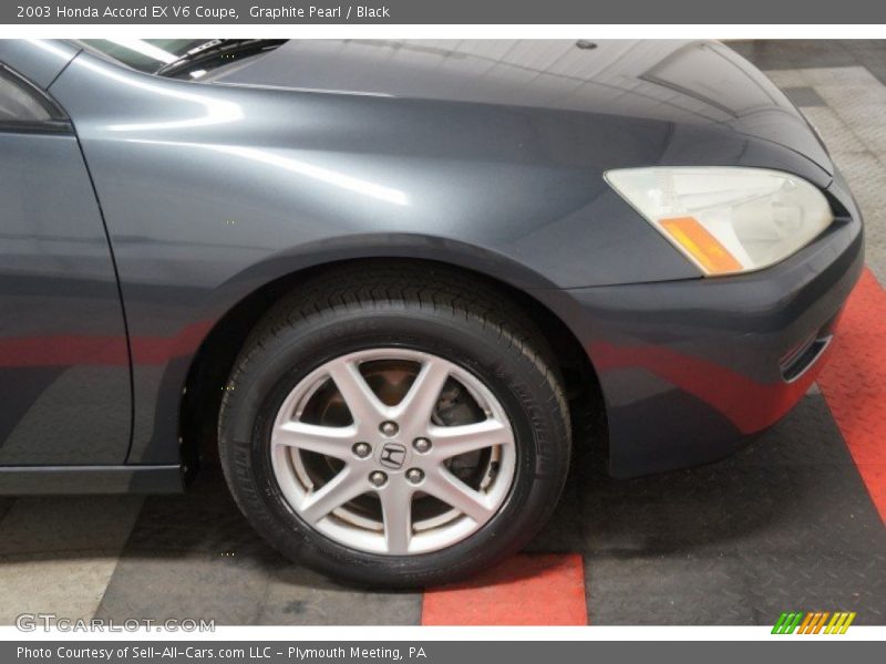 Graphite Pearl / Black 2003 Honda Accord EX V6 Coupe