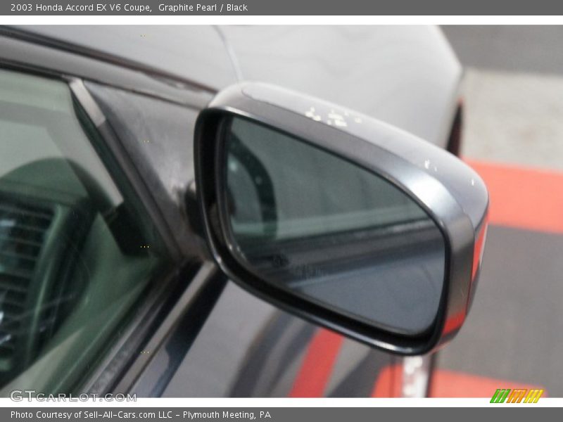 Graphite Pearl / Black 2003 Honda Accord EX V6 Coupe