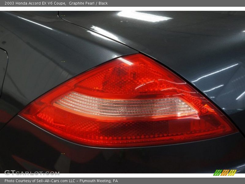 Graphite Pearl / Black 2003 Honda Accord EX V6 Coupe