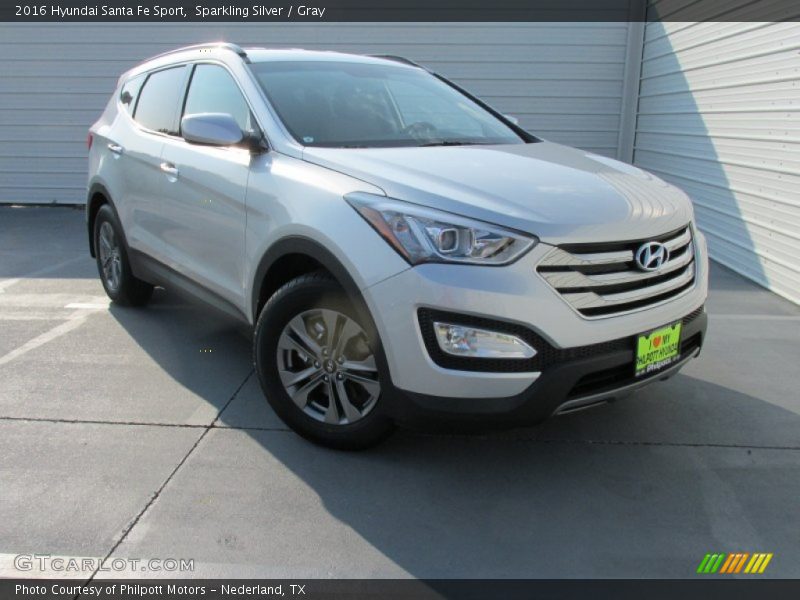 Sparkling Silver / Gray 2016 Hyundai Santa Fe Sport