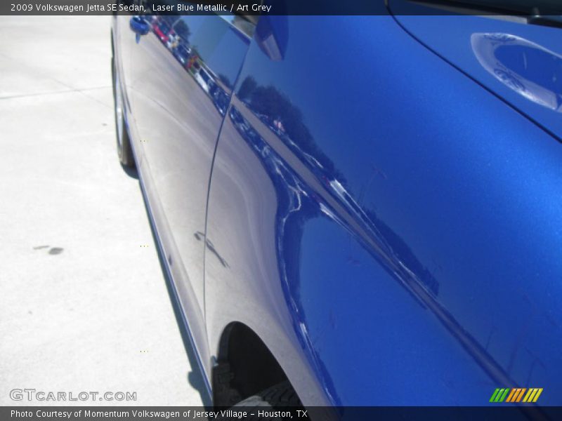 Laser Blue Metallic / Art Grey 2009 Volkswagen Jetta SE Sedan
