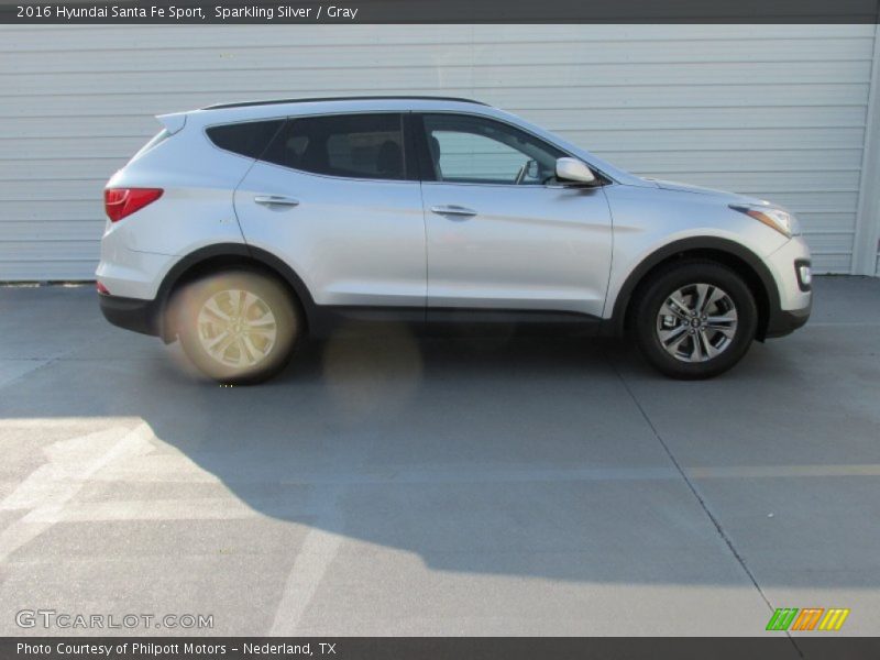 Sparkling Silver / Gray 2016 Hyundai Santa Fe Sport