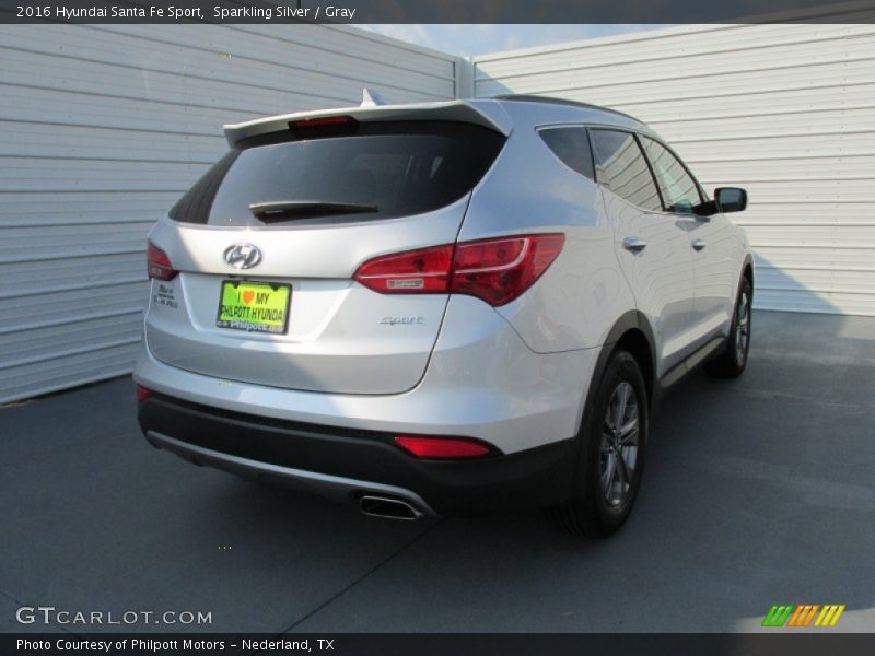 Sparkling Silver / Gray 2016 Hyundai Santa Fe Sport