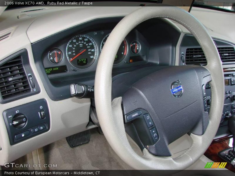 Ruby Red Metallic / Taupe 2006 Volvo XC70 AWD