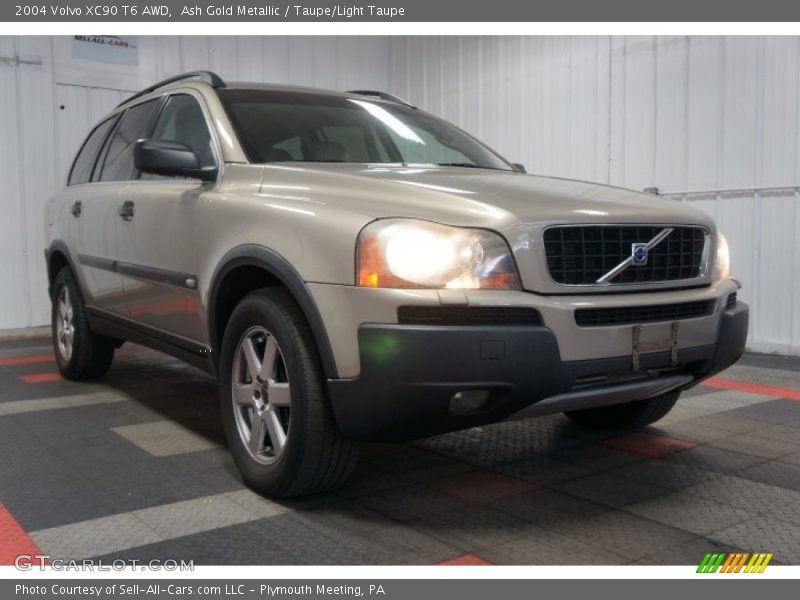 Ash Gold Metallic / Taupe/Light Taupe 2004 Volvo XC90 T6 AWD