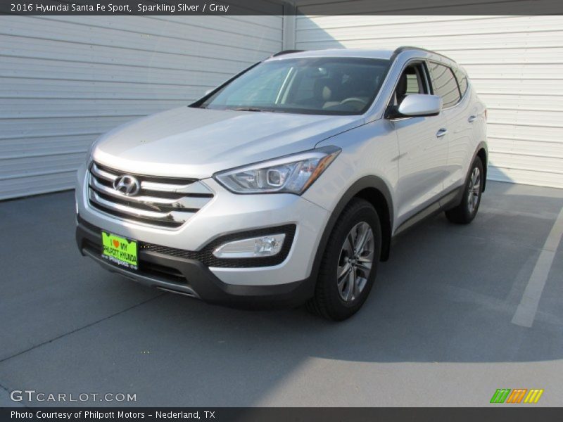 Sparkling Silver / Gray 2016 Hyundai Santa Fe Sport