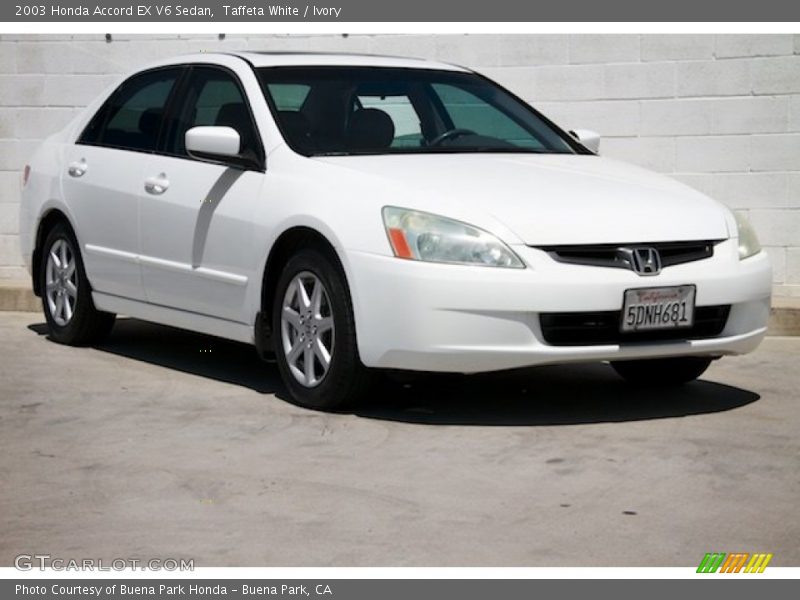 Taffeta White / Ivory 2003 Honda Accord EX V6 Sedan