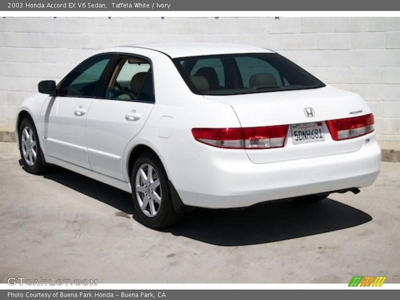 Taffeta White / Ivory 2003 Honda Accord EX V6 Sedan