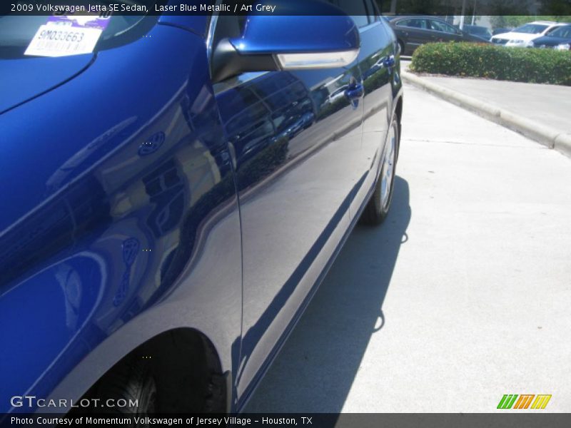 Laser Blue Metallic / Art Grey 2009 Volkswagen Jetta SE Sedan
