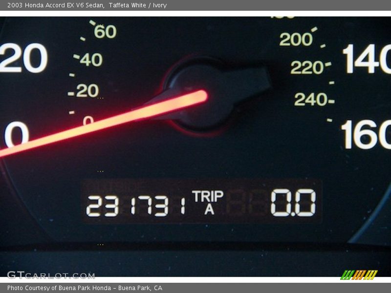 Taffeta White / Ivory 2003 Honda Accord EX V6 Sedan