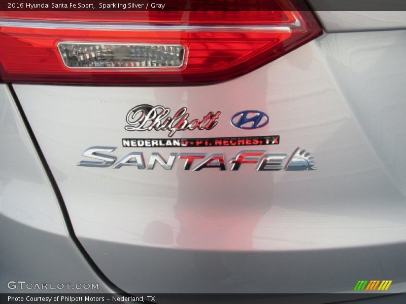 Sparkling Silver / Gray 2016 Hyundai Santa Fe Sport