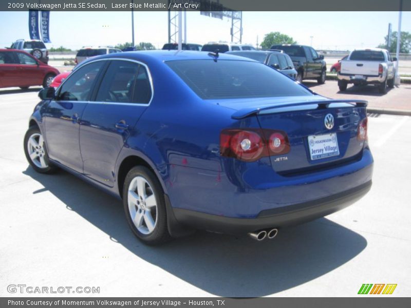 Laser Blue Metallic / Art Grey 2009 Volkswagen Jetta SE Sedan