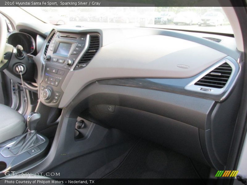 Sparkling Silver / Gray 2016 Hyundai Santa Fe Sport