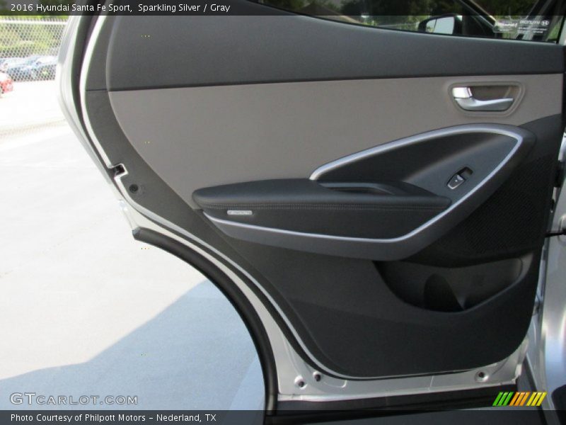 Sparkling Silver / Gray 2016 Hyundai Santa Fe Sport