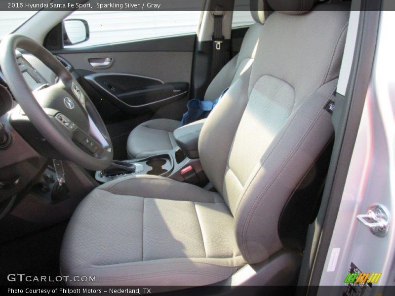 Sparkling Silver / Gray 2016 Hyundai Santa Fe Sport