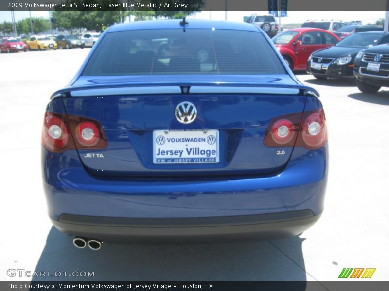 Laser Blue Metallic / Art Grey 2009 Volkswagen Jetta SE Sedan